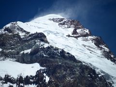 24 Aconcagua East Face And Polish Glacier From The Relinchos Valley As The Trek From Casa de Piedra Nears Plaza Argentina Base Camp